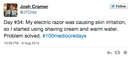 wet Shave Electric Razor Testimonial